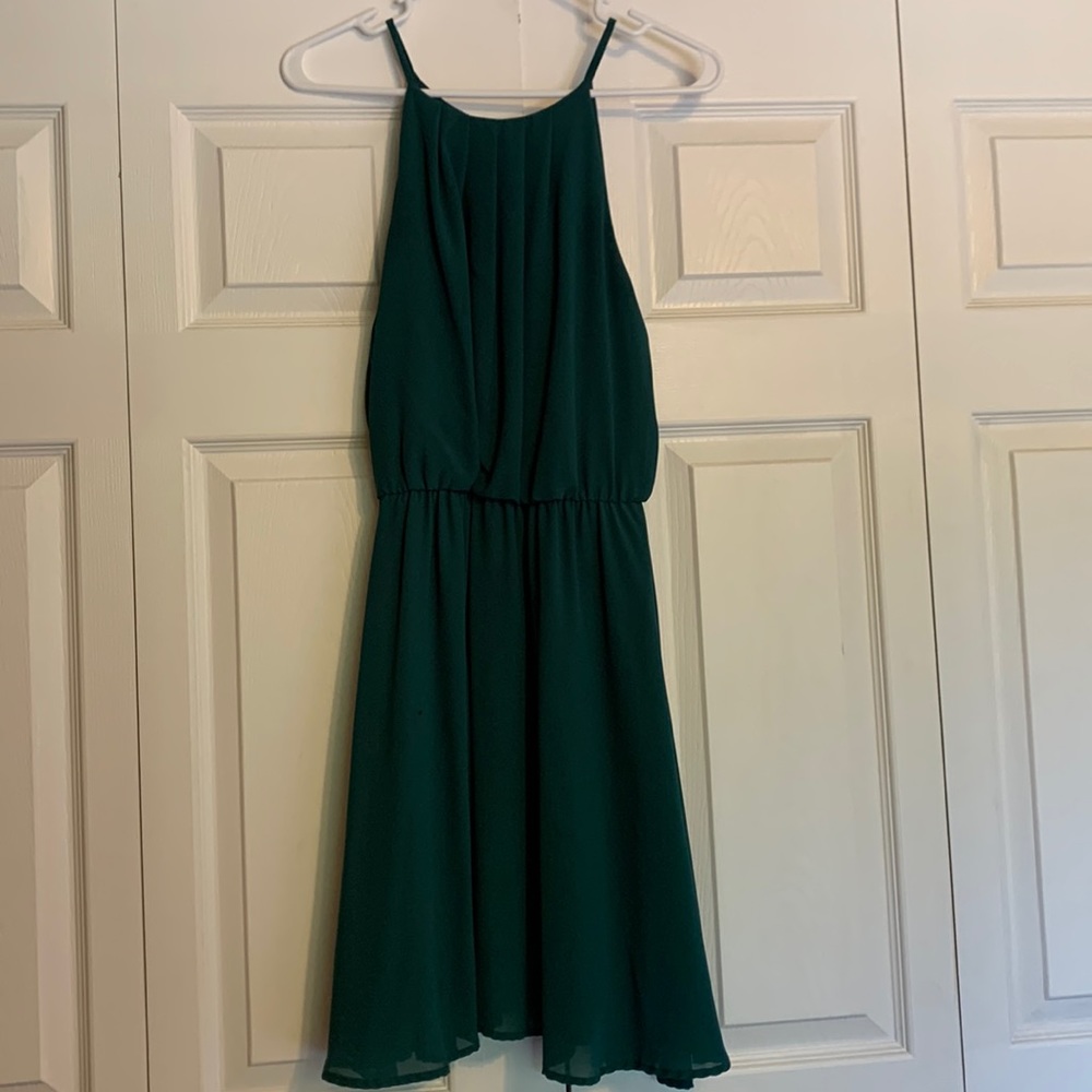 Lush Emerald Green Dress